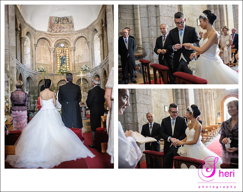 church wedding day Santiago de Compostela