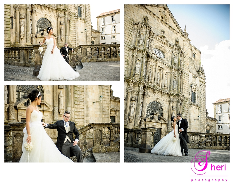 wedding day Santiago de Compostela